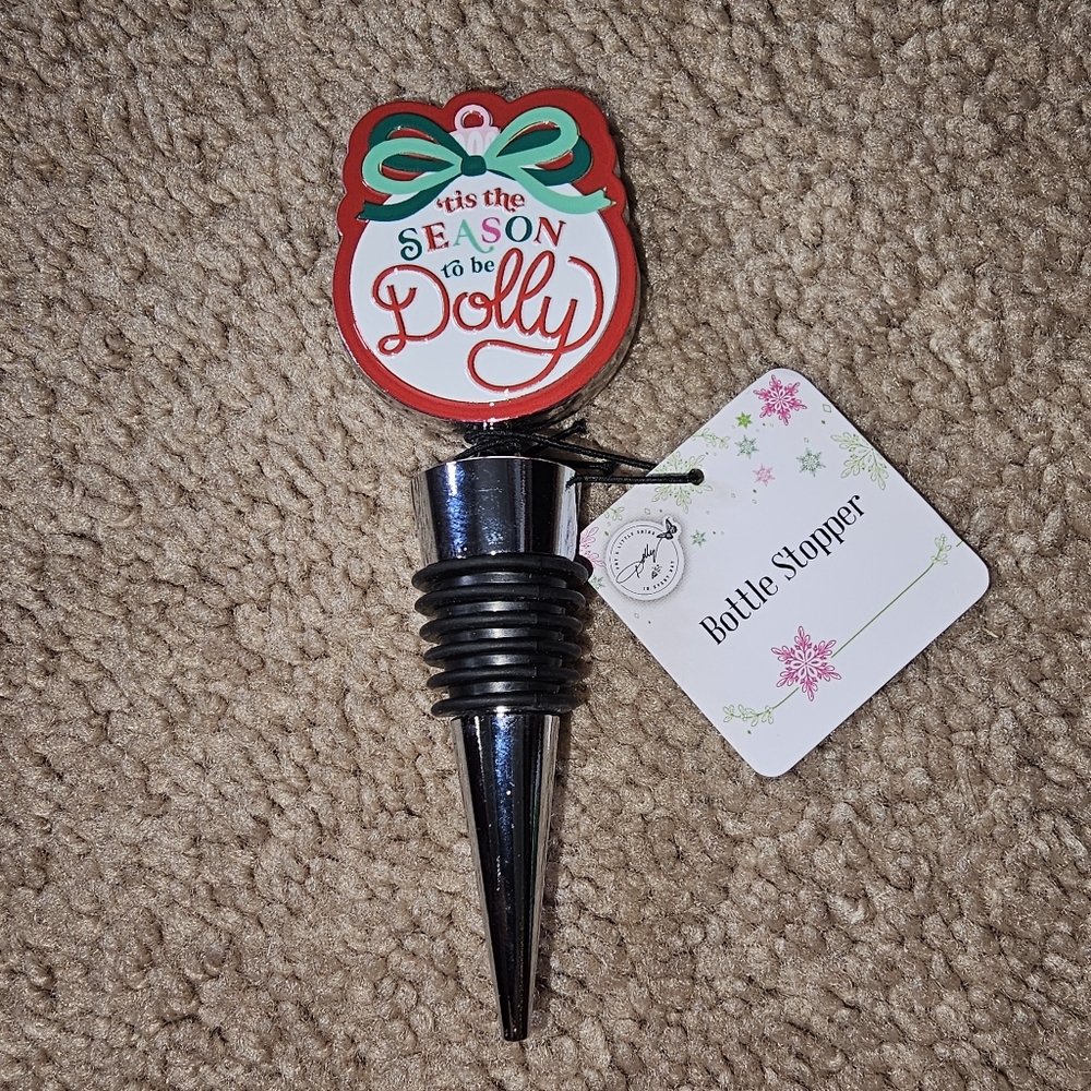 NWT. Dolly Parton Wine Bottle Stopper